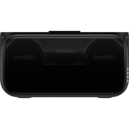 Insta360 Mic Pro (2 TX + 1 RX) - bezprzewodowy zestaw audio, 2x mikrofon z wyświetlaczem (odbiornik USB-C + 3.5mm TRS, 32-bit float, 48kHz)